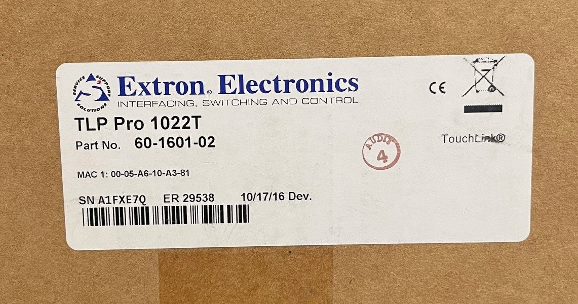 10" Tabletop TouchLink Pro Touchpanel, 10" Tabletop Touch Panel, Extron Tabletop Touch Panel, Extron Tabletop Touchscreen, We Sell Professional Audio Equipment. Audio Systems, Amplifiers, Consoles, Mixers, Electronics, Entertainment, Live Sound.