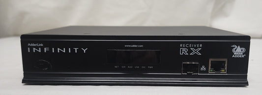 New AdderLink Infinity 1000 Single Head DVI RX for Sale. We Sell Professional Audio Equipment. Audio Systems, Amplifiers, Consoles, Mixers, Electronics, Entertainment and Live Sound.
