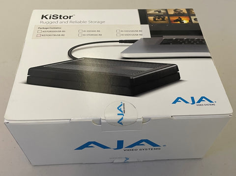 New AJA 1TB KiStor Solid State Drive for Ki Pro Devices for Sale. We Sell Professional Audio Equipment. Audio Systems, Amplifiers, Consoles, Mixers, Electronics, Entertainment, Sound, Live.