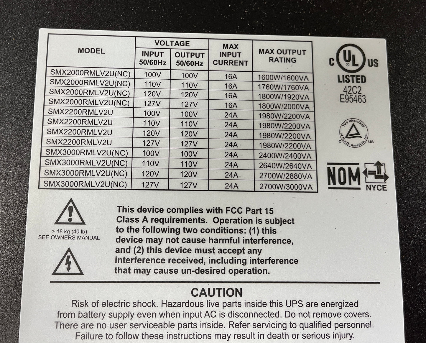 APC Smart-UPS X, 2200VA UPS, 110V APC Smart UPS, APC Model  SMX2000RMLV2U UPS, We Sell Professional Audio Equipment. Audio Systems, Amplifiers, Consoles, Mixers, Electronics, Entertainment, Live Sound