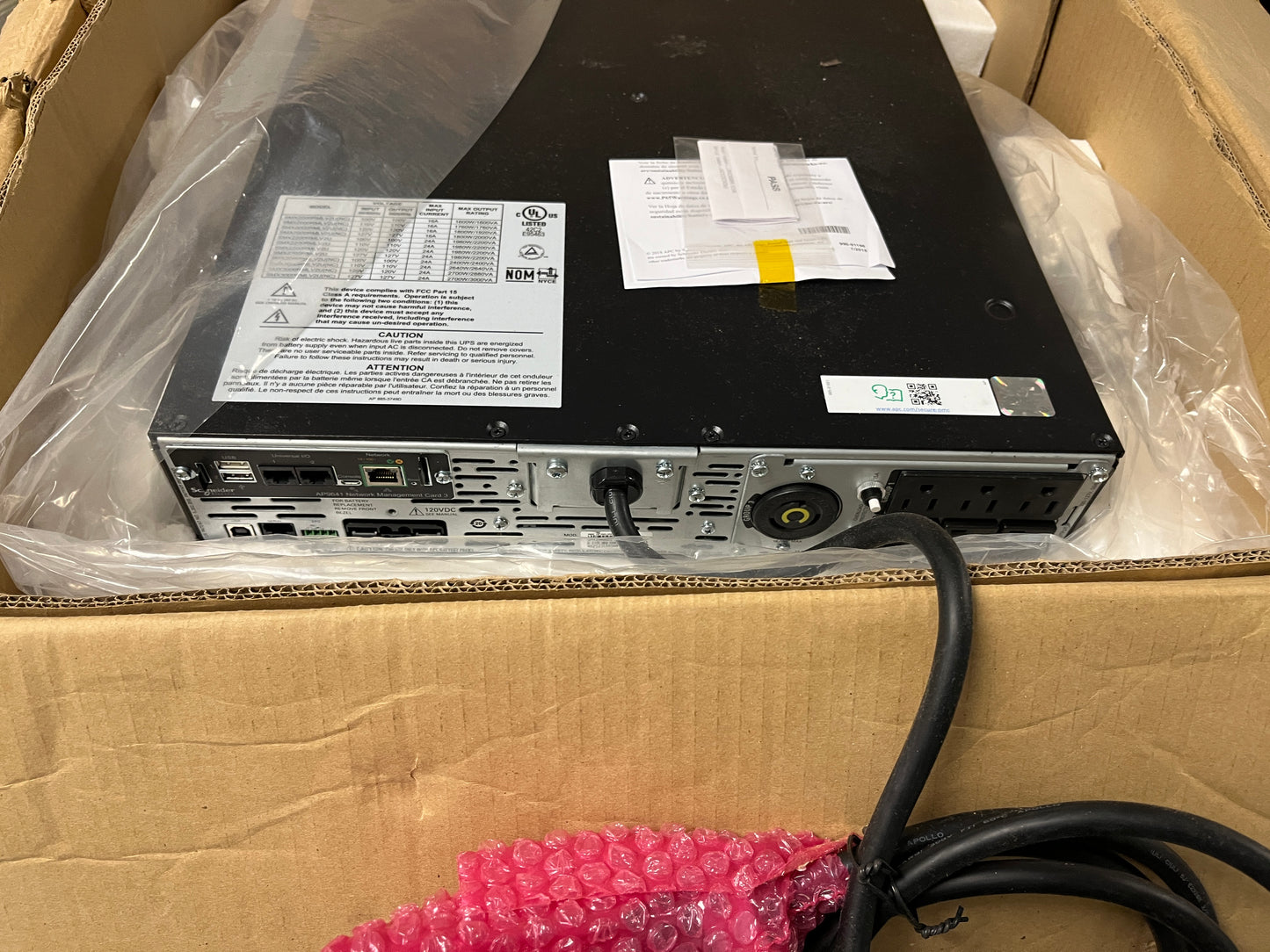 APC Smart-UPS X, 2200VA UPS, 110V APC Smart UPS, APC Model  SMX2000RMLV2U UPS, We Sell Professional Audio Equipment. Audio Systems, Amplifiers, Consoles, Mixers, Electronics, Entertainment, Live Sound