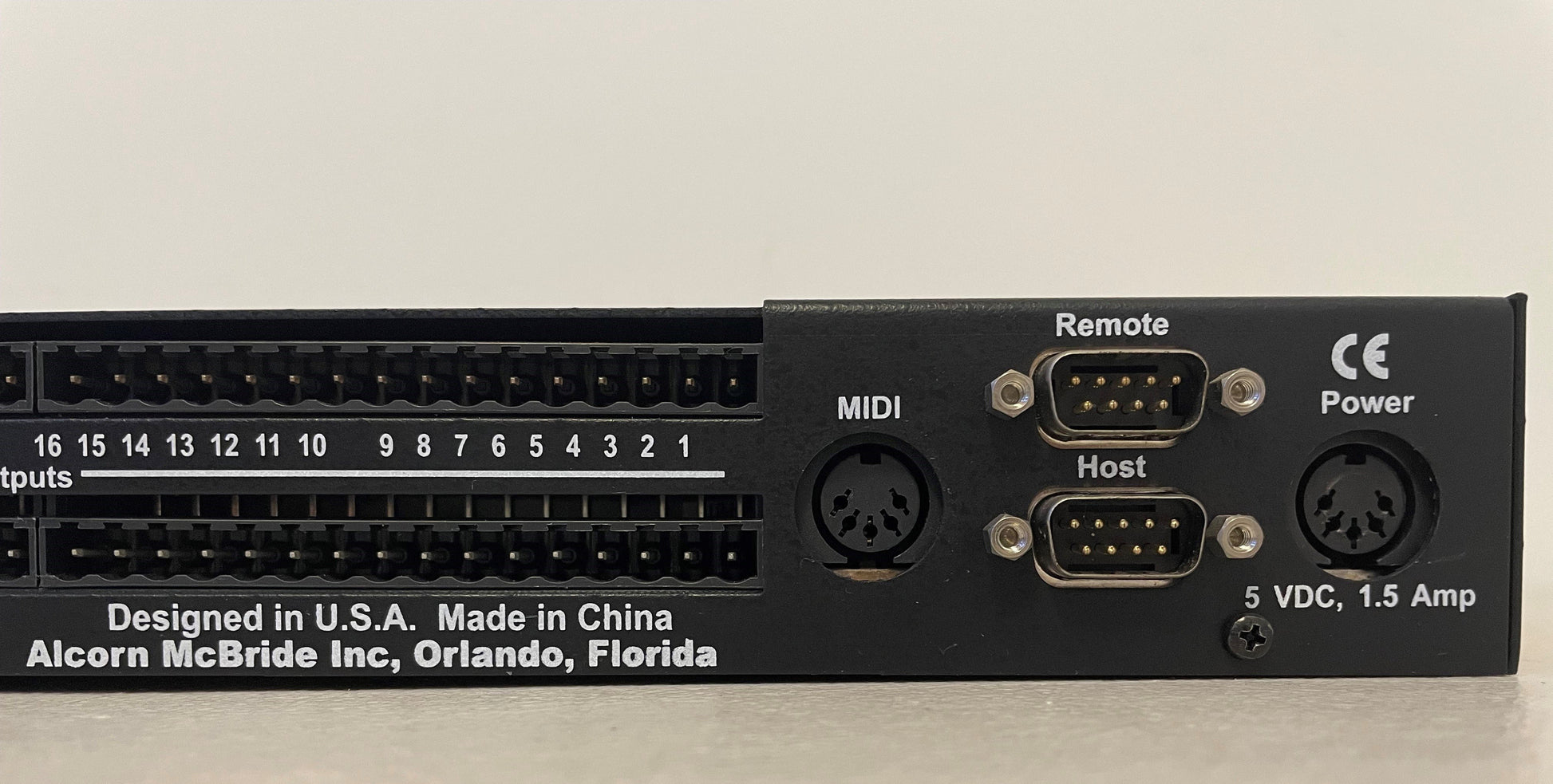 Alcorn McBride IO64 Input/Output Expansion Module, Alcorn McBride Input/Output Expansion Module, Alcorn McBride Expansion Module, Audio I/O Expansion Module, We Sell Professional Audio Equipment. Audio Systems, Amplifiers, Consoles, Mixers, Electronics, Entertainment, Live Sound.