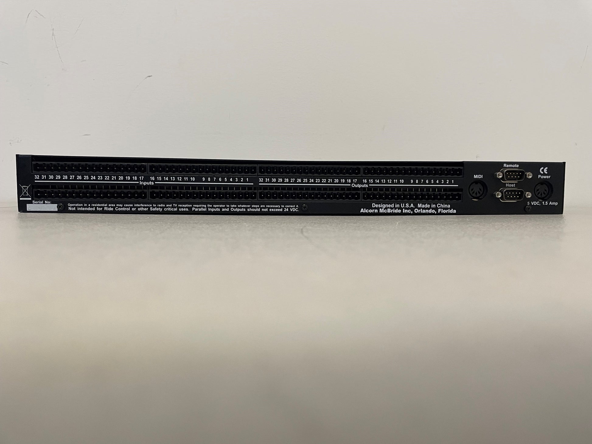Alcorn McBride IO64 Input/Output Expansion Module, Alcorn McBride Input/Output Expansion Module, Alcorn McBride Expansion Module, Audio I/O Expansion Module, We Sell Professional Audio Equipment. Audio Systems, Amplifiers, Consoles, Mixers, Electronics, Entertainment, Live Sound.