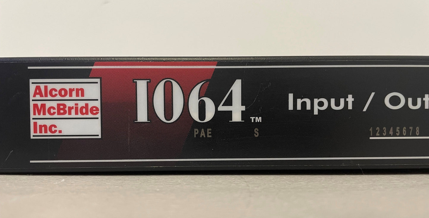 Alcorn McBride IO64 Input/Output Expansion Module, Alcorn McBride Input/Output Expansion Module, Alcorn McBride Expansion Module, Audio I/O Expansion Module, We Sell Professional Audio Equipment. Audio Systems, Amplifiers, Consoles, Mixers, Electronics, Entertainment, Live Sound.