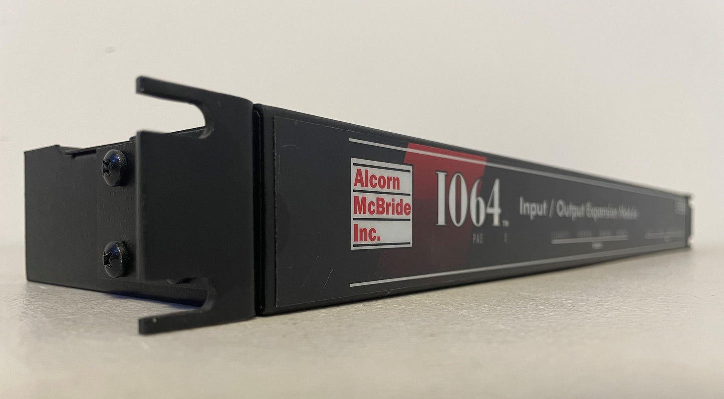 Alcorn McBride IO64 Input/Output Expansion Module, Alcorn McBride Input/Output Expansion Module, Alcorn McBride Expansion Module, Audio I/O Expansion Module, We Sell Professional Audio Equipment. Audio Systems, Amplifiers, Consoles, Mixers, Electronics, Entertainment, Live Sound.