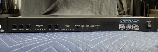 Used Ampetronics ILD1000G Professional Rack Mountable Loop Driver for Sale. We Sell Professional Audio Equipment. Audio Systems, Amplifiers, Consoles, Mixers, Electronics, Entertainment, Sound, Live.