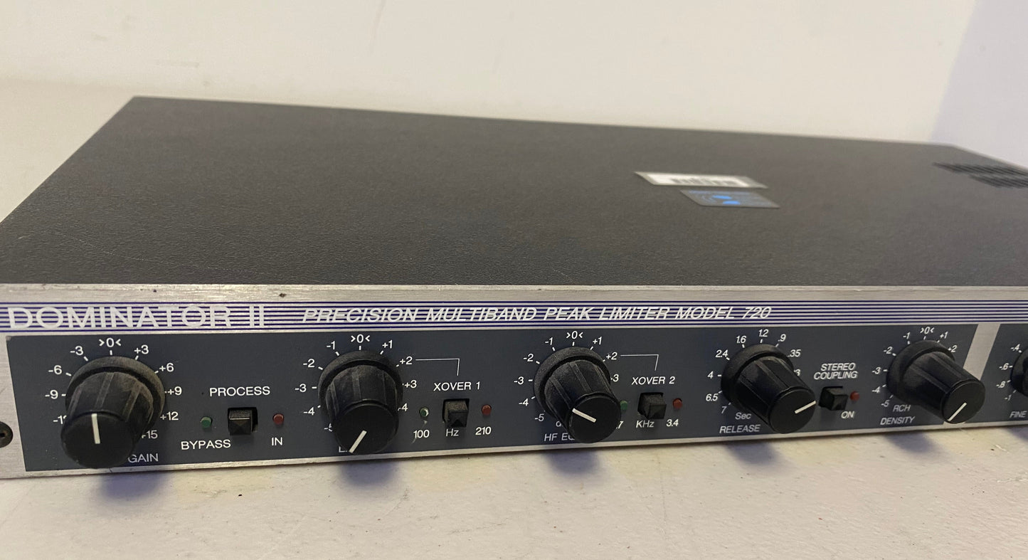 Aphex Dominator II, Aphex Dominator II 720 Multiband Peak, Aphex Dominator II 720, Aphex Limiter, We Sell Professional Audio Equipment. Audio Systems, Amplifiers, Consoles, Mixers, Electronics, Entertainment, Live Sound.