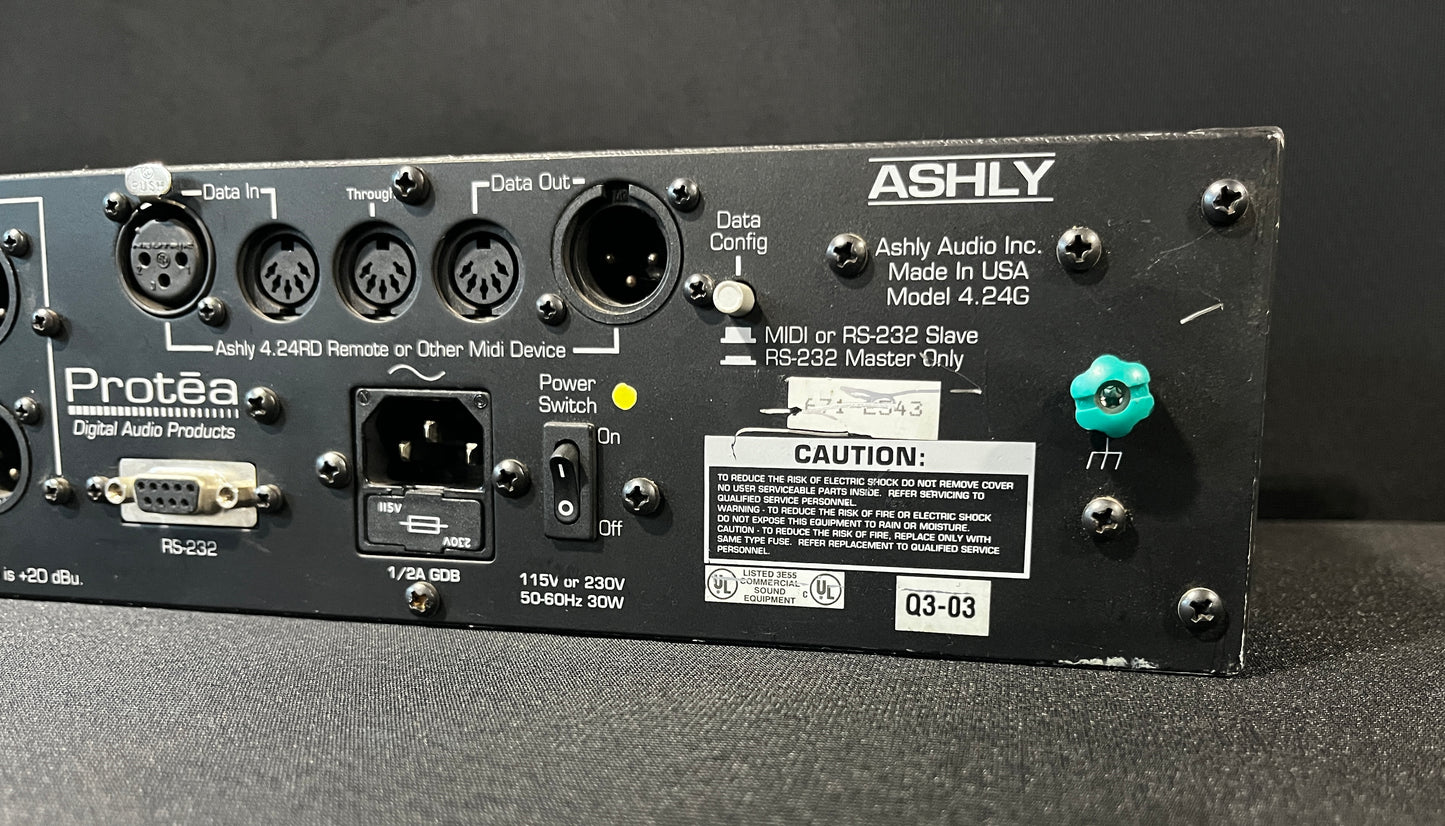Ashly Protea 4.24G 4 Channel 24 Bit Digital Graphic EQ/System Processor, Ashly Protea Graphic EQ/System Processor, 4 Channel 24 Bit Digital Graphic EQ/System Processor, Ashly Graphic EQ, Ashly Audio Graphic EQ/System Processor. We Sell Professional Audio Equipment. Audio Systems, Amplifiers, Consoles, Mixers, Electronics, Entertainment, Live Sound.