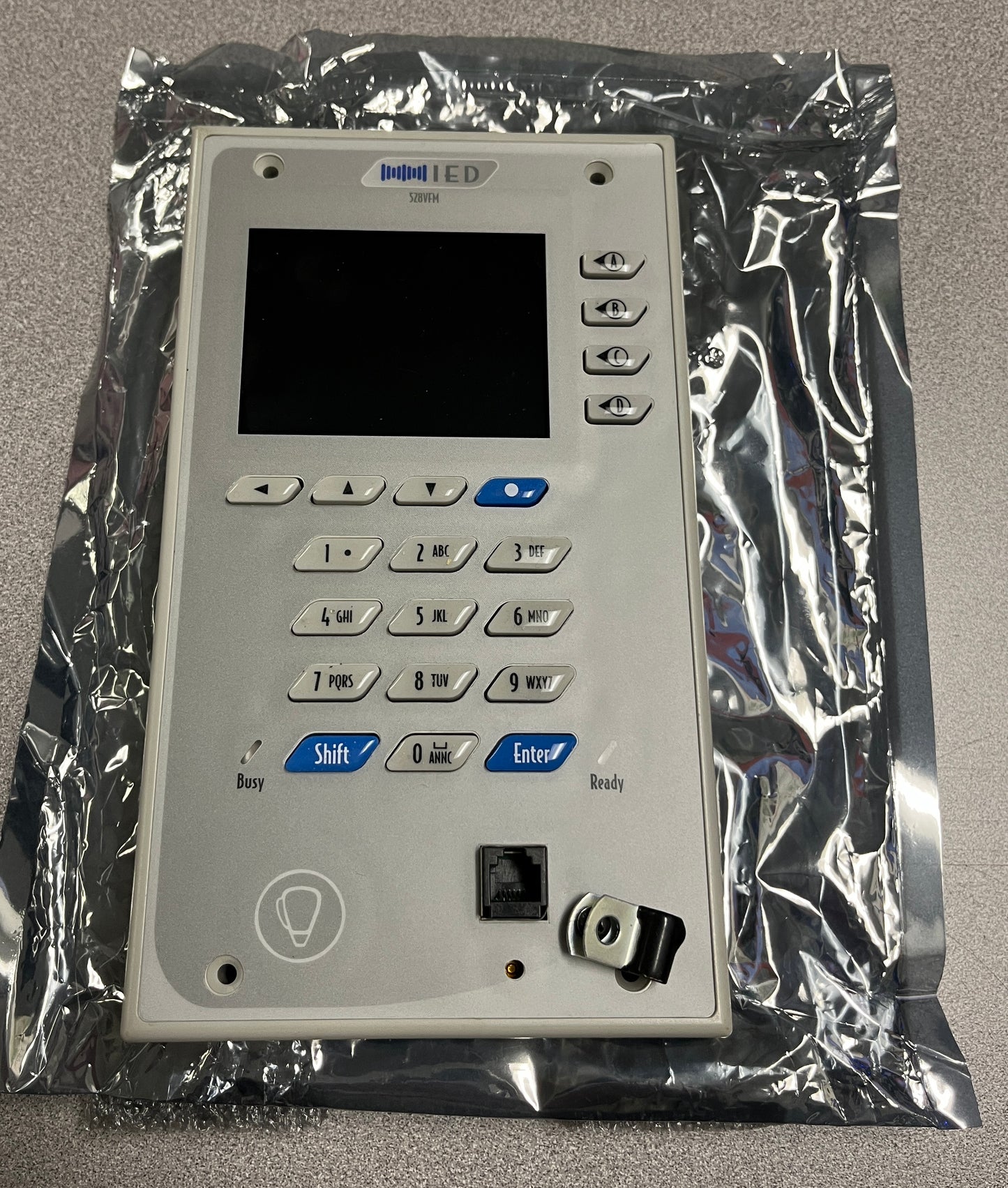 Atlas Sound LCD Ethernet Microphone Station, Atlas Sound Microphone Station, Atlas Sound IEDA528VFM, We Sell Professional Audio Equipment. Audio Systems, Amplifiers, Consoles, Mixers, Electronics, Entertainment, Live Sound.