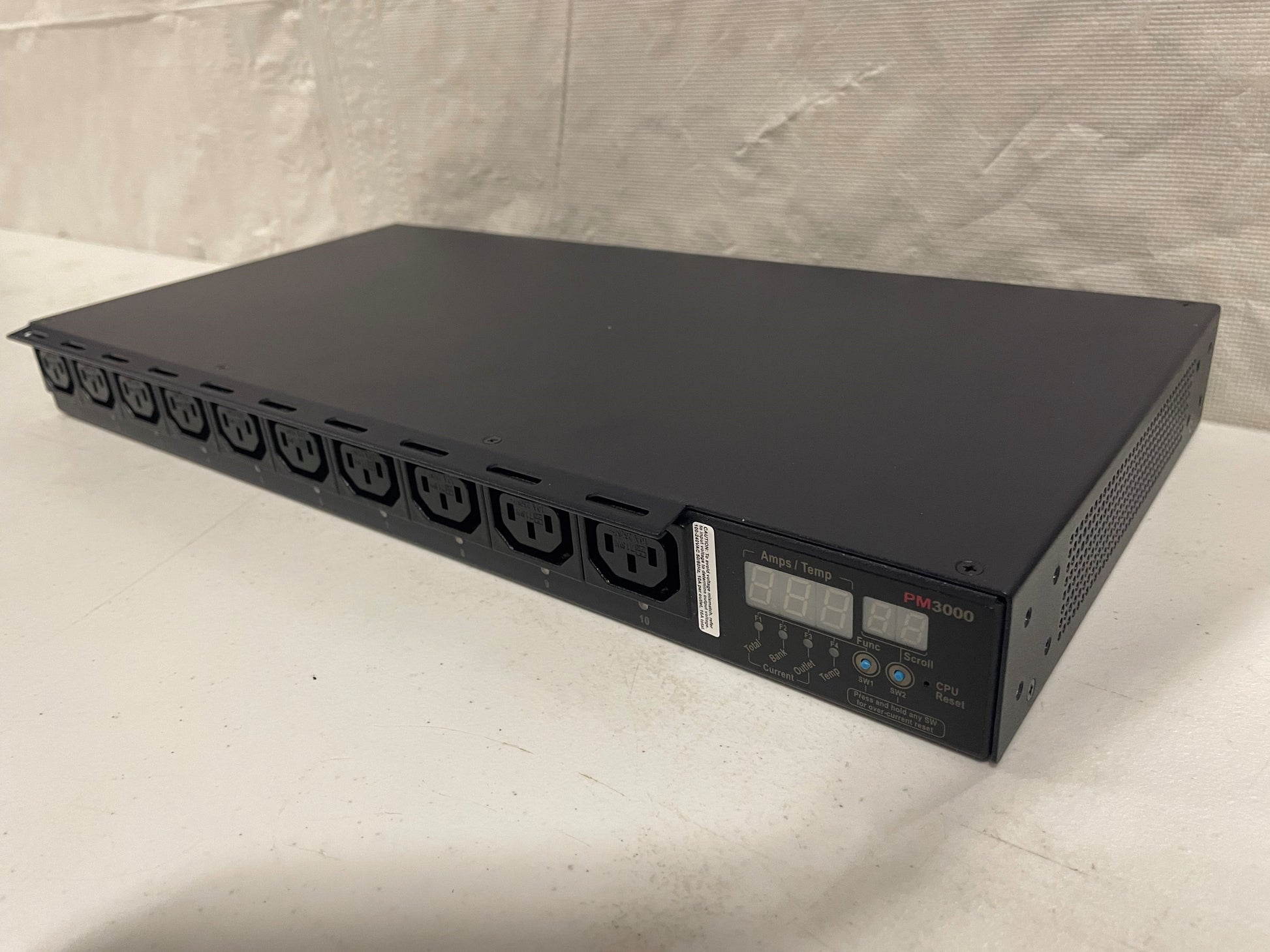 Avocent PM3000 , 10-Outlets. We Sell Professional Audio Equipment. Audio Systems, Amplifiers, Consoles, Mixers, Electronics, Entertainment, Sound, Live.