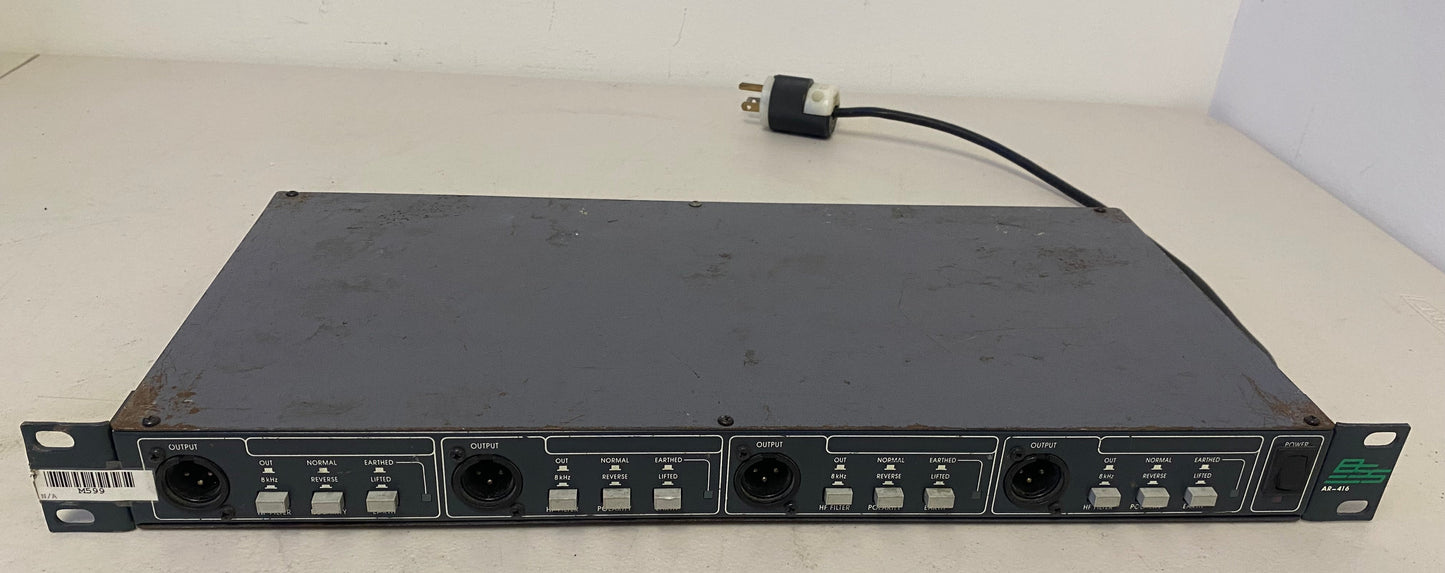BSS Quad Active DI Box, BSS Active DI Box, BSS Quad Box, BSS AR-416 Quad Active DI Box, Active DI Box, Rack Mount DI Box, Rack Mount Active DI Box, We Sell Professional Audio Equipment. Audio Systems, Amplifiers, Consoles, Mixers, Electronics, Entertainment, Live Sound.