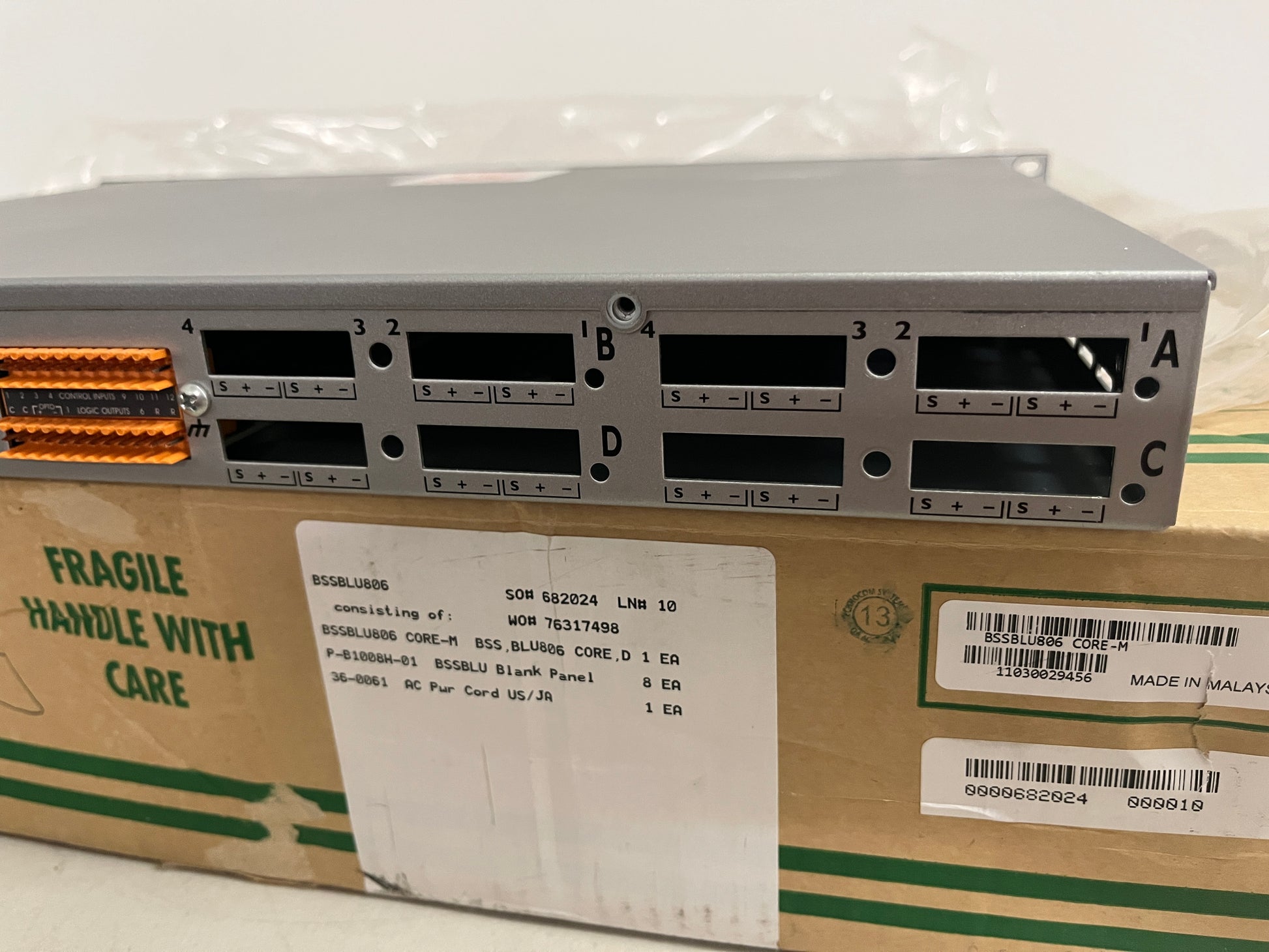 BSS BLU-120 Input Output Expander with BLU Link, BSS BLU-120, BSS Input Output Expander, We Sell Professional Audio Equipment. Audio Systems, Amplifiers, Consoles, Mixers, Electronics, Entertainment, Live Sound.