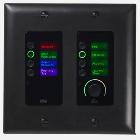 BSS Ethernet Controller with 8 Buttons and Volume Control, BSS EC-8BV Ethernet Controller, Ethernet Controller, BSS Ethernet Controller, We Sell Professional Audio Equipment. Audio Systems, Amplifiers, Consoles, Mixers, Electronics, Entertainment, Live Sound.