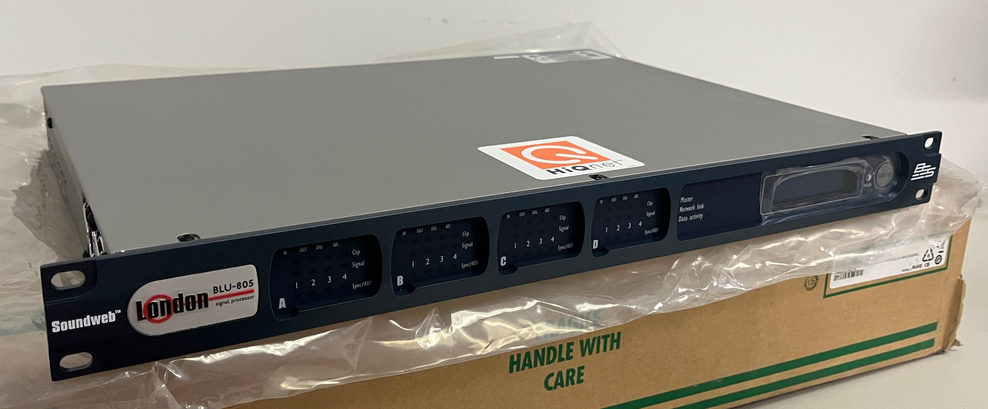 BSS Soundweb London BLU-805 Signal Processor, BSS Signal Processor, BSS BLU-805 Signal Processor, We Sell Professional Audio Equipment. Audio Systems, Amplifiers, Consoles, Mixers, Electronics, Entertainment, Live Sound.