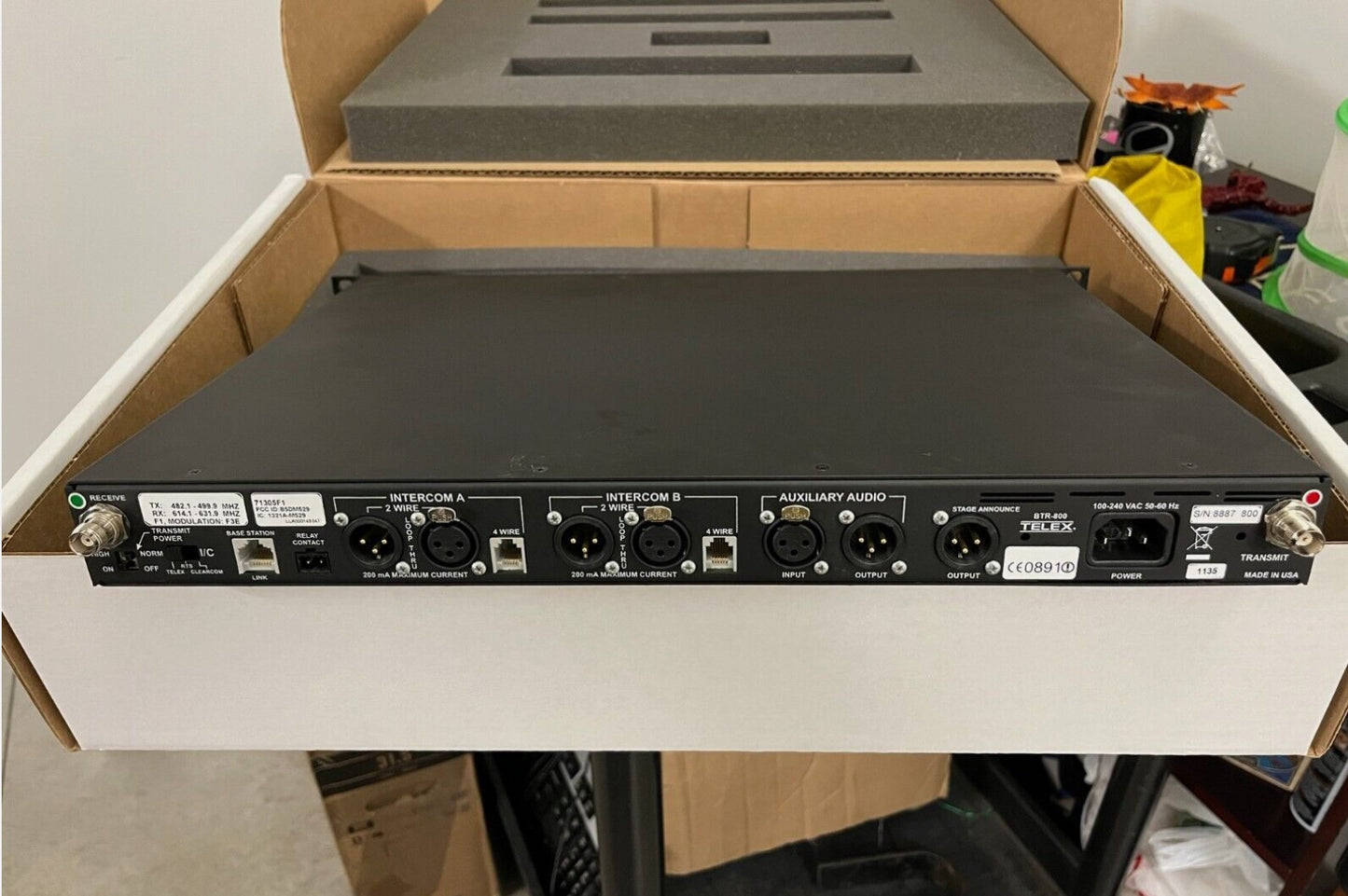 New BTR-800-F3 UHF Wireless Intercom 2CH Base Station for Sale. We Sell Professional Audio Equipment. Audio Systems, Amplifiers, Consoles, Mixers, Electronics, Entertainment, Sound, Live.