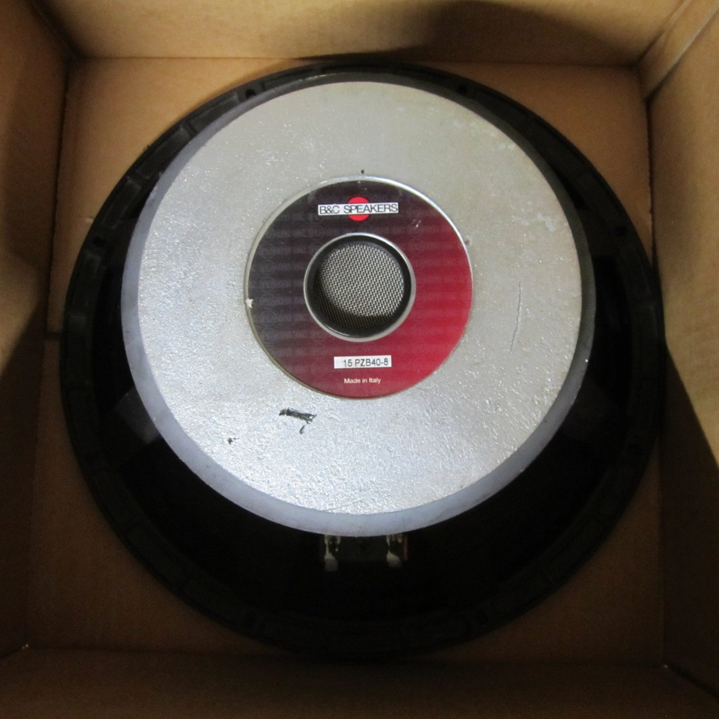 B&C 15PZB40 15" Woofer, B&C 15PZB40-8, B&C 15” Woofer, B&C 15PZB40 Speaker Driver, B&C Speakers 15PZB40. We Sell Professional Audio Equipment. Audio Systems, Amplifiers, Consoles, Mixers, Electronics, Entertainment, Live Sound.