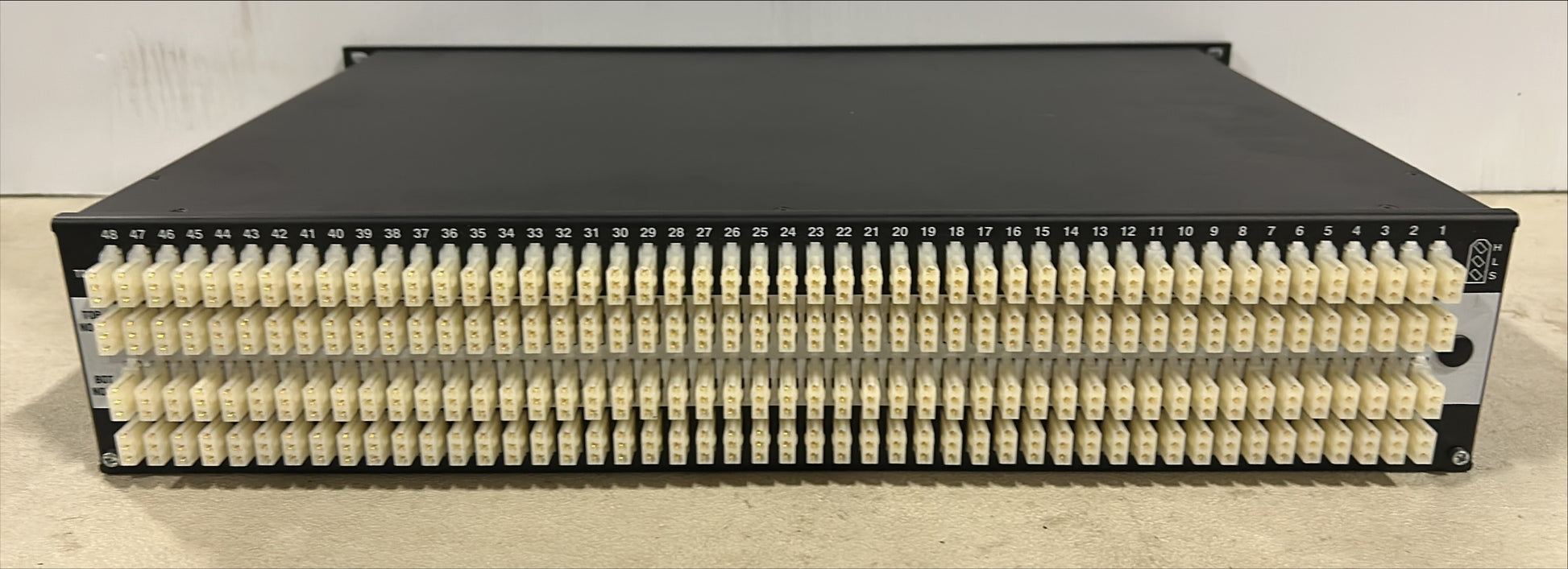 Bittree 96 Channel Patch Bay, 96 Channel TRS Patch Bay, Bittree 2x48 Patchbay, We Sell Professional Audio Equipment. Audio Systems, Amplifiers, Consoles, Mixers, Electronics, Entertainment, Live Sound