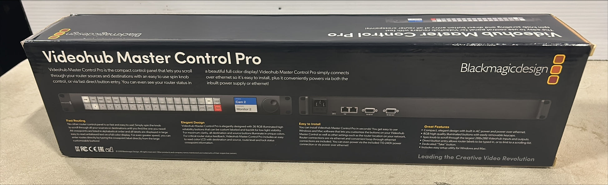 Blackmagic Design Videohub Master Control Pro, We Sell Professional Audio Equipment. Audio Systems, Amplifiers, Consoles, Mixers, Electronics, Entertainment, Live Sound