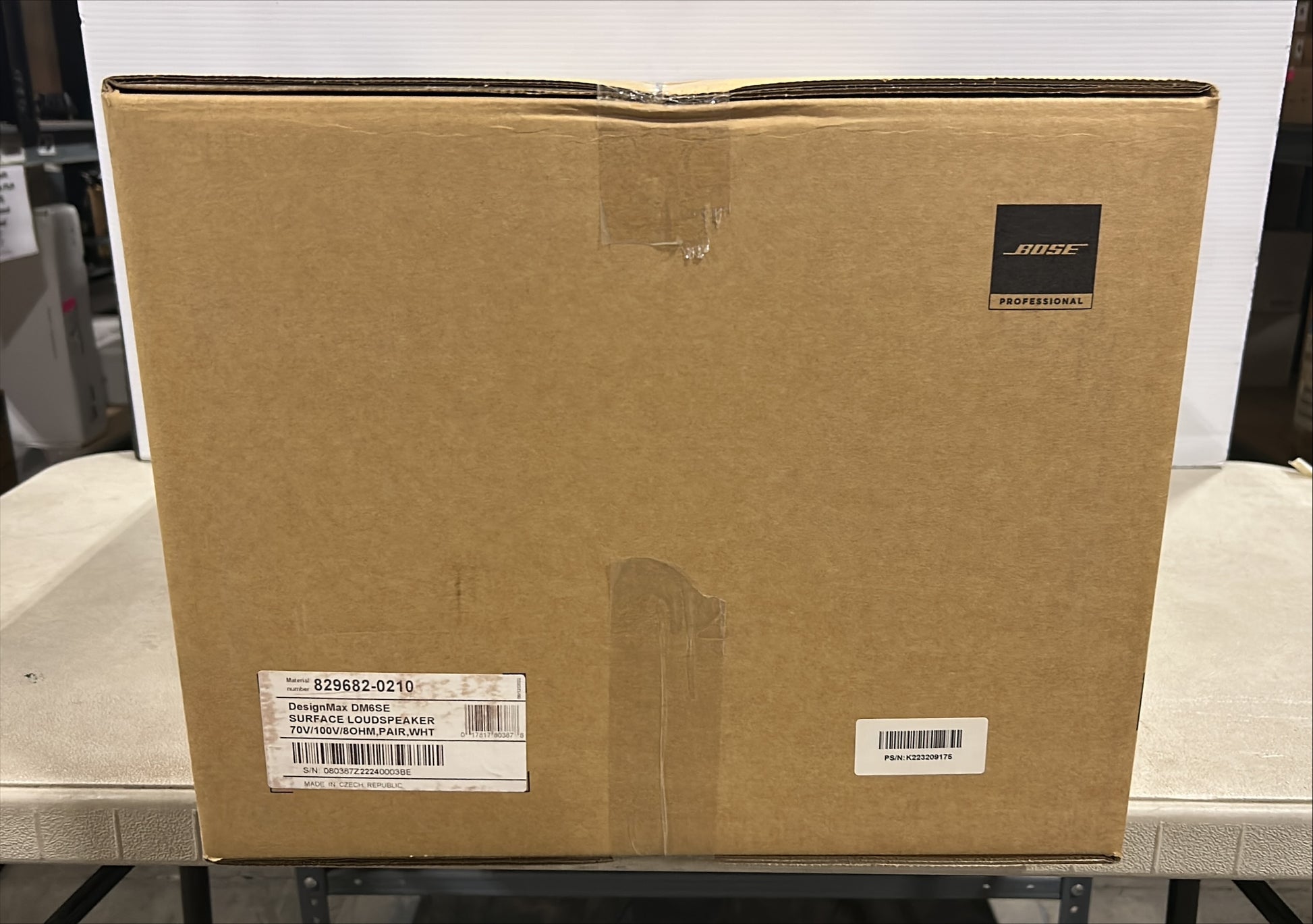 Bose DM6SE Passive Surface Mount Speakers, Bose DesignMax DM6SE Speakers, White Bose Speakers, We Sell Professional Audio Equipment. Audio Systems, Amplifiers, Consoles, Mixers, Electronics, Entertainment, Live Sound