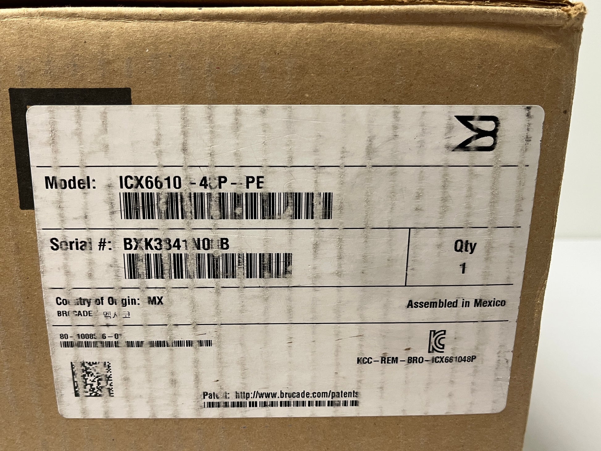 Brocade ICX6610-48P-E, Brocade 48 Port Gigabit Switch, Brocade ICX6610-48P-E Switch, We Sell Professional Audio Equipment. Audio Systems, Amplifiers, Consoles, Mixers, Electronics, Entertainment, Live Sound