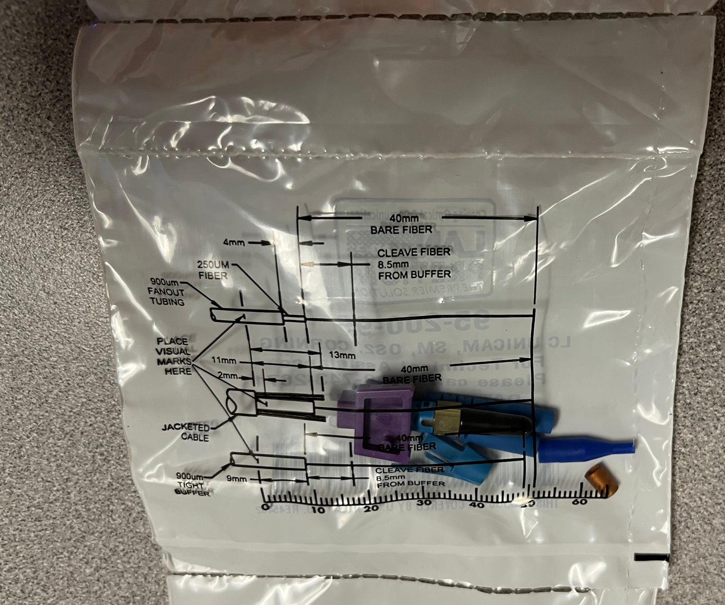 Corning Unicam Single Mode Fiber Optic Connector, Corning Single Mode Fiber Optic Connector, Corning 95-200-99 Prentium LC SM Fiber, We Sell Professional Audio Equipment. Audio Systems, Amplifiers, Consoles, Mixers, Electronics, Entertainment, Live Sound.