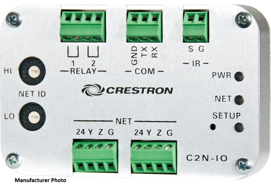 Crestron, Crestron C2N-IO, Control Port Expansion Module, Touchscreen, We Sell Professional Audio Equipment. Audio Systems, Amplifiers, Consoles, Mixers, Electronics, Entertainment, Live Sound