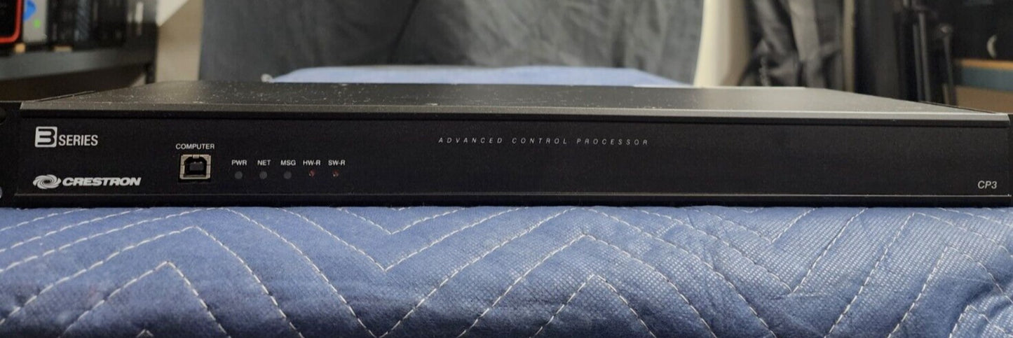 Used Crestron CP3 3-Series Control Processor for Sale. We Sell Professional Audio Equipment. Audio Systems, Amplifiers, Consoles, Mixers, Electronics, Entertainment, Sound, Live.
