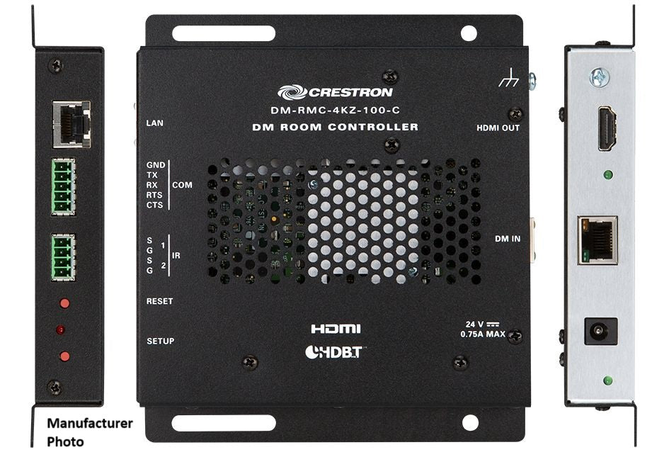 Crestron, Crestron DM-RMC-4KZ-100-C, 4K60 4:4:4 HDR Receiver, Crestron Room Controllers, We Sell Professional Audio Equipment. Audio Systems, Amplifiers, Consoles, Mixers, Electronics, Entertainment, Live Sound