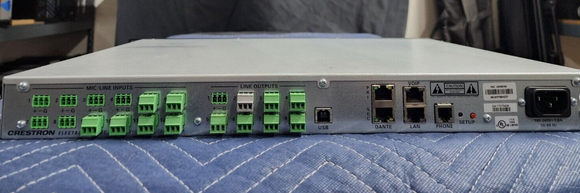 Used Crestron DSP-1283 Digital Signal Processor for Sale. 					We Sell Professional Audio Equipment. Audio Systems, Amplifiers, Consoles, Mixers, Electronics, Entertainment, Sound, Live.