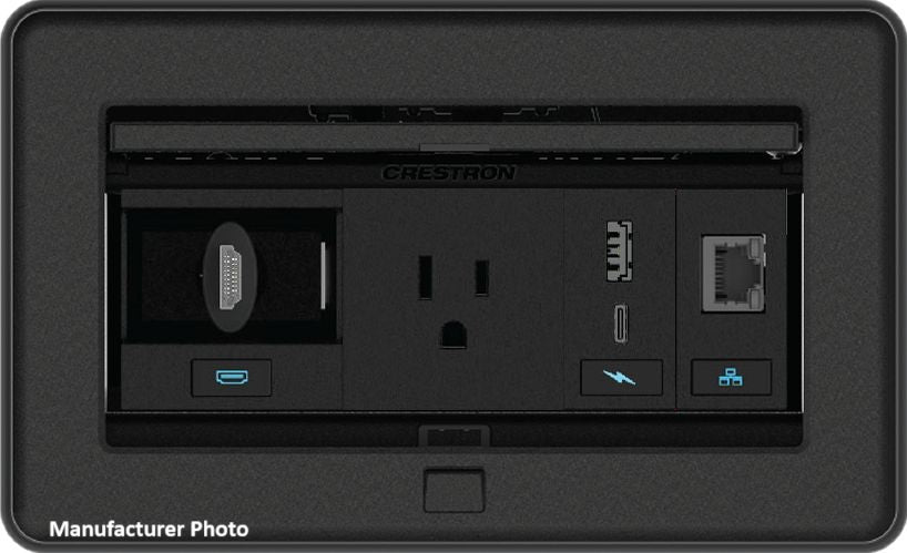 Crestron, Crestron FT2-202-ELEC-B, Cable Management System, Install Cable Management System, Install, Installation, Conference Room Install, Conferencing Installation, We Sell Professional Audio Equipment. Audio Systems, Amplifiers, Consoles, Mixers, Electronics, Entertainment, Live Sound.