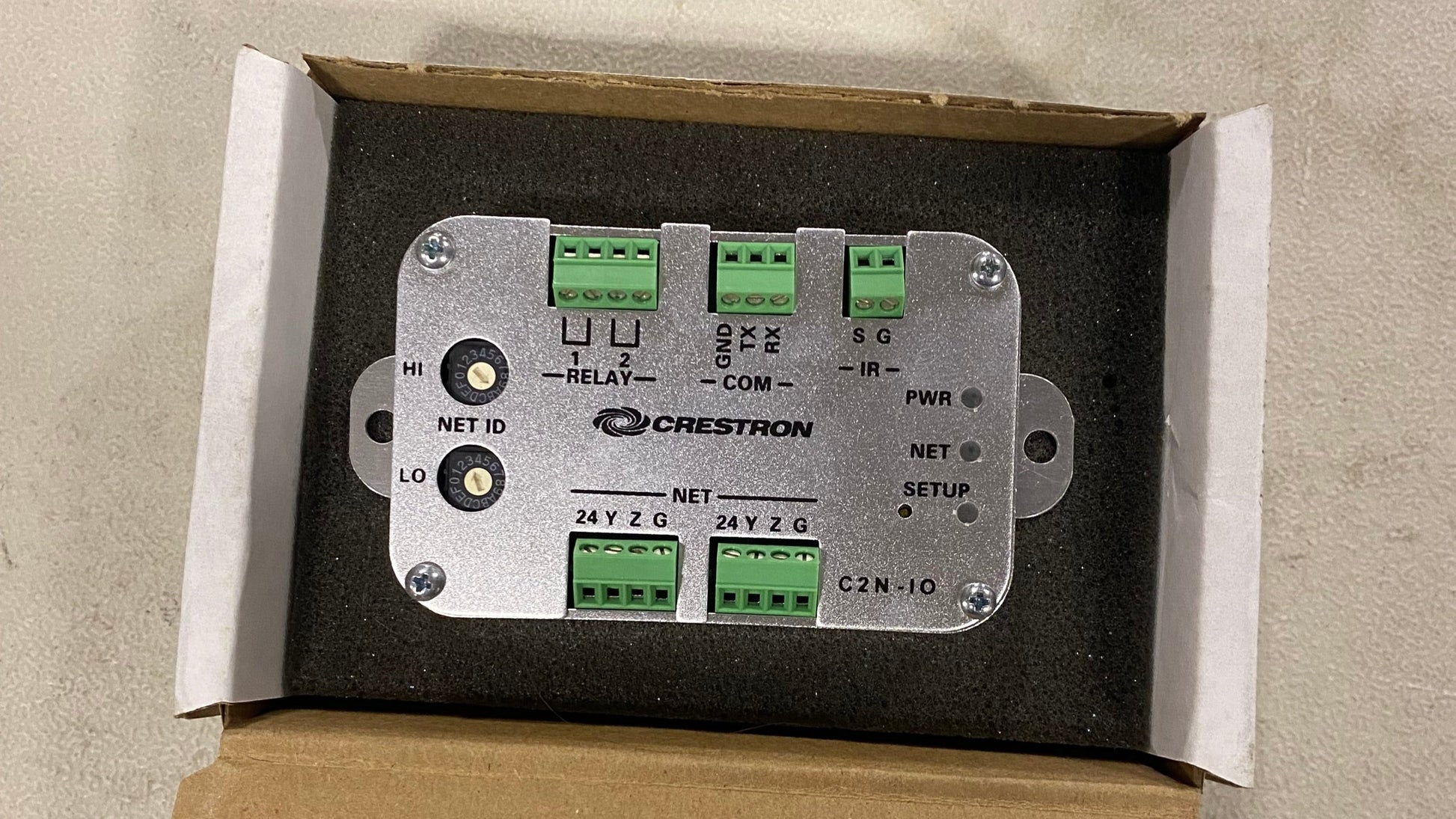 Crestron, Crestron C2N-IO, Control Port Expansion Module, Touchscreen, We Sell Professional Audio Equipment. Audio Systems, Amplifiers, Consoles, Mixers, Electronics, Entertainment, Live Sound