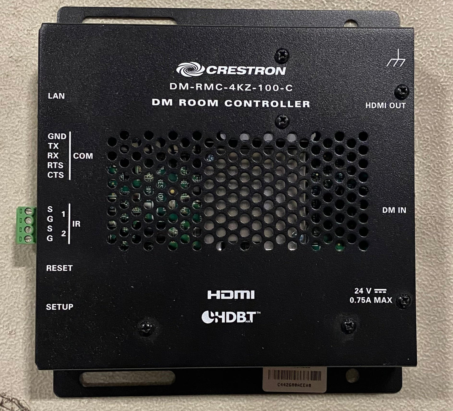 Crestron, Crestron DM-RMC-4KZ-100-C, 4K60 4:4:4 HDR Receiver, Crestron Room Controllers, We Sell Professional Audio Equipment. Audio Systems, Amplifiers, Consoles, Mixers, Electronics, Entertainment, Live Sound