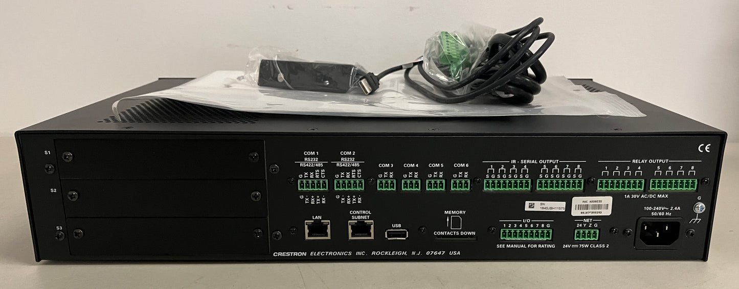 Crestron PRO3, Crestron 6504880 PRO3 Control Processor System, Crestron PRO3 Advanced 6504880, We Sell Professional Audio Equipment. Audio Systems, Amplifiers, Consoles, Mixers, Electronics, Entertainment, Live Sound