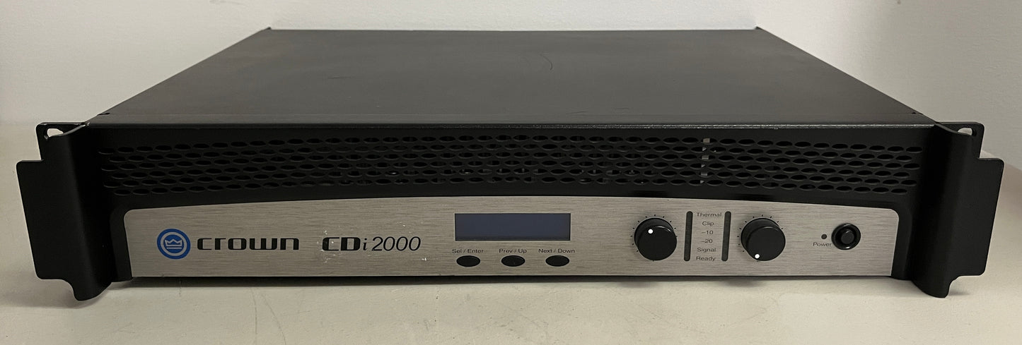 Crown CDi 2000 Power Amplifier, Crown Power Amplifier, Crown CDi 2000 Power Amplifier, Crown CDi 2000, We Sell Professional Audio Equipment. Audio Systems, Amplifiers, Consoles, Mixers, Electronics, Entertainment, Live Sound