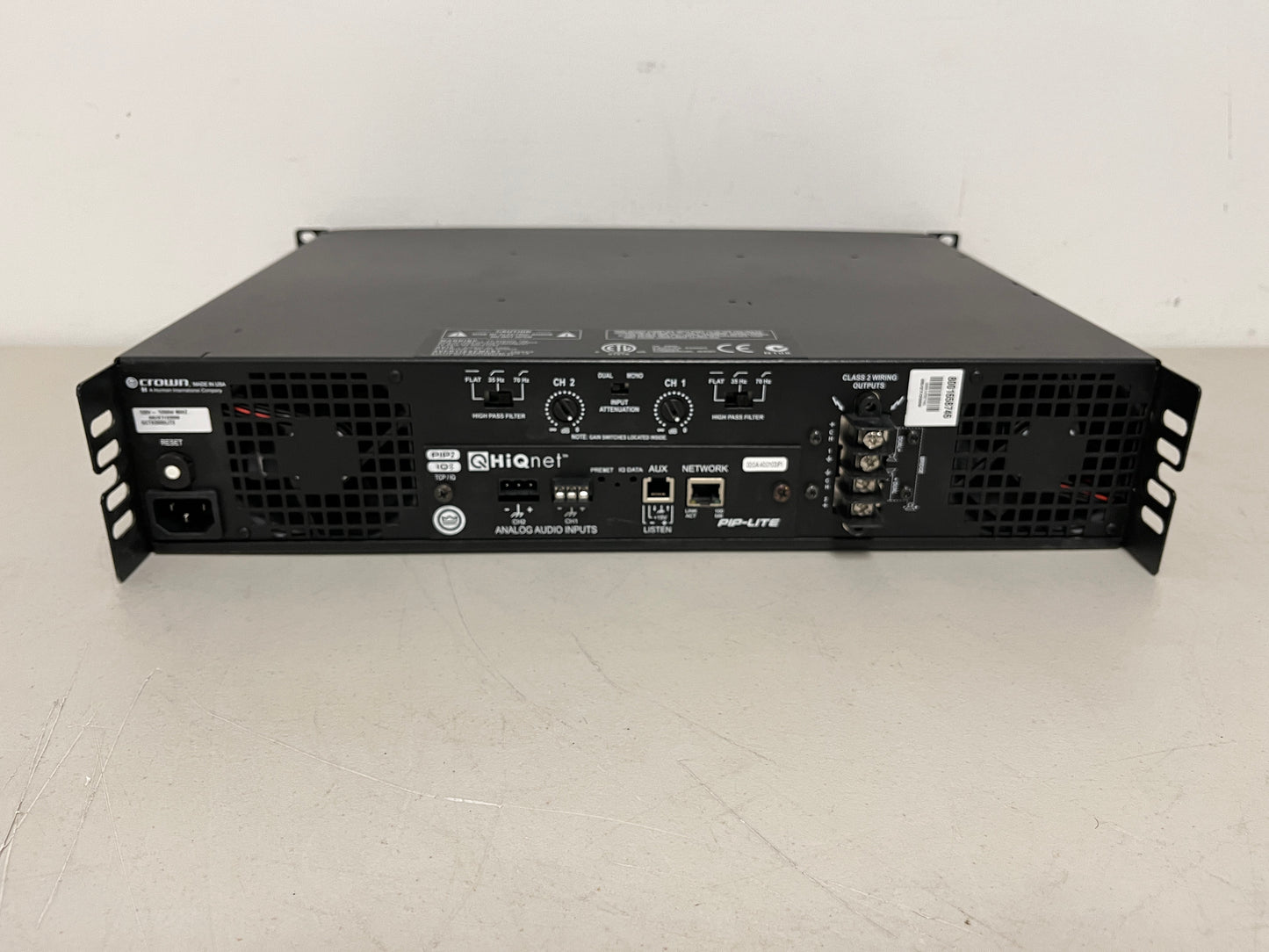 Pro Audio Amplifier, Power Amplifier, Crown Power Amplifier, Crown Powered Amplifier, Crown CTS 2000 Amp, Crown 2 Channel Amp, We Sell Professional Audio Equipment. Audio Systems, Amplifiers, Consoles, Mixers, Electronics, Entertainment, Live Sound.