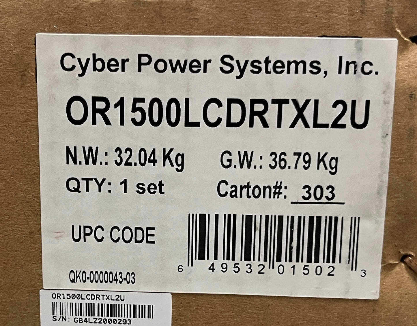Cyber Power Backup Battery, Cyber Power UPS, Cyber Power Surge Protector, Cyber Power  OR1500LCDRTXL2U, We Sell Professional Audio Equipment. Audio Systems, Amplifiers, Consoles, Mixers, Electronics, Entertainment, Live Sound