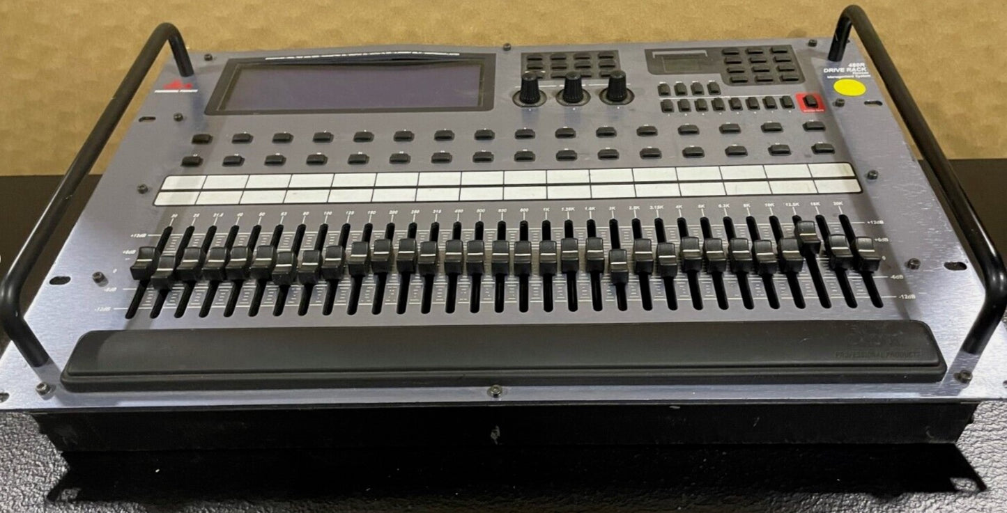 Used DBX 480R Drive Rack for Sale. 					We Sell Professional Audio Equipment. Audio Systems, Amplifiers, Consoles, Mixers, Electronics, Entertainment, Sound, Live.