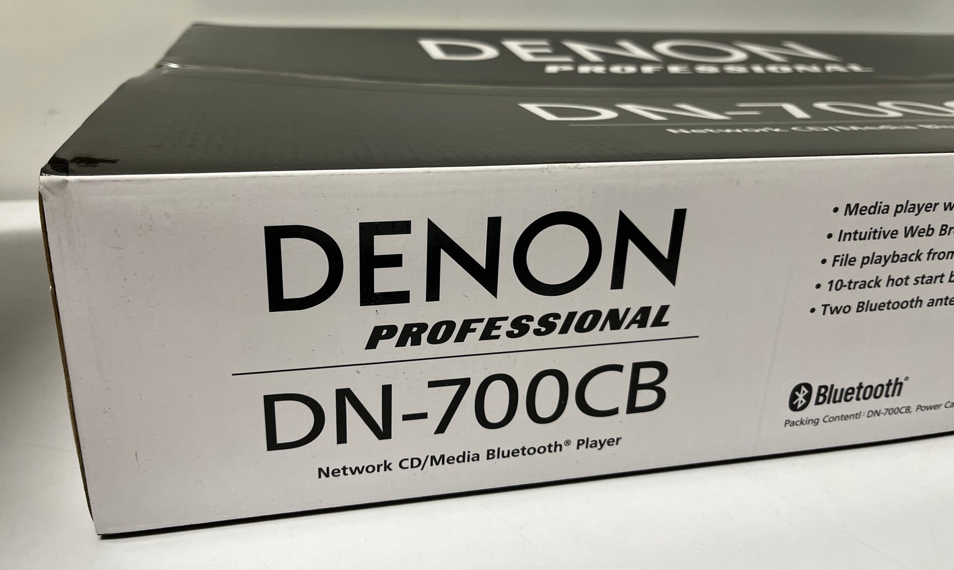 Denon DN-700CB, Denon CD Player, Denon Network Media Bluetooth Player, DN-700CB CD Bluetooth Player, CD and Bluetooth Media Player, We Sell Professional Audio Equipment. Audio Systems, Amplifiers, Consoles, Mixers, Electronics, Entertainment, Live Sound