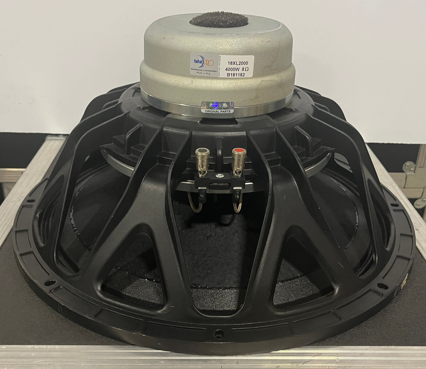 Faital Pro 18X2000, Faital Pro 18XL2000 Neodymium Woofer, Faital Pro 8 Ohm Woofer, We Sell Professional Audio Equipment. Audio Systems, Amplifiers, Consoles, Mixers, Electronics, Entertainment, Live Sound
