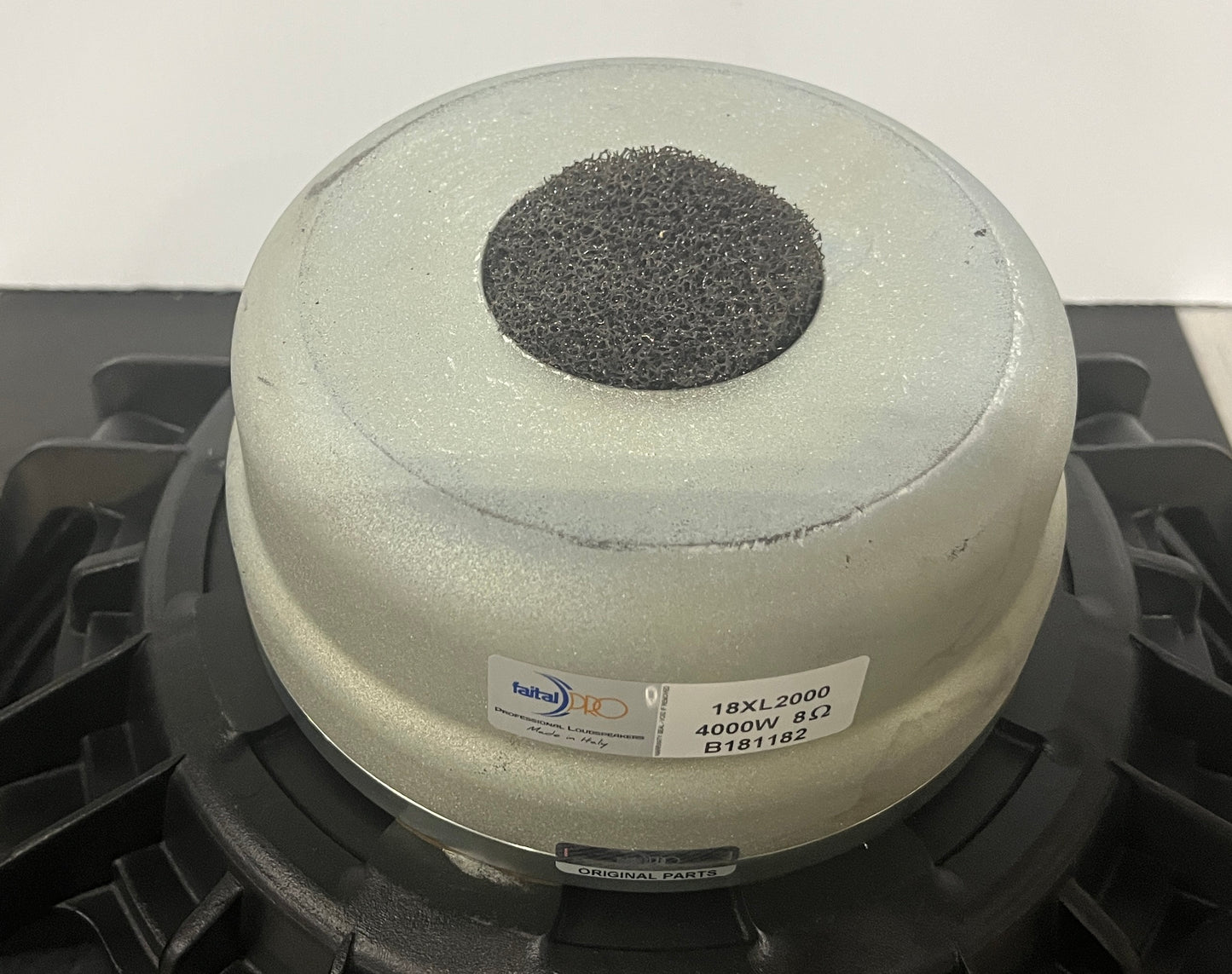 Faital Pro 18X2000, Faital Pro 18XL2000 Neodymium Woofer, Faital Pro 8 Ohm Woofer, We Sell Professional Audio Equipment. Audio Systems, Amplifiers, Consoles, Mixers, Electronics, Entertainment, Live Sound