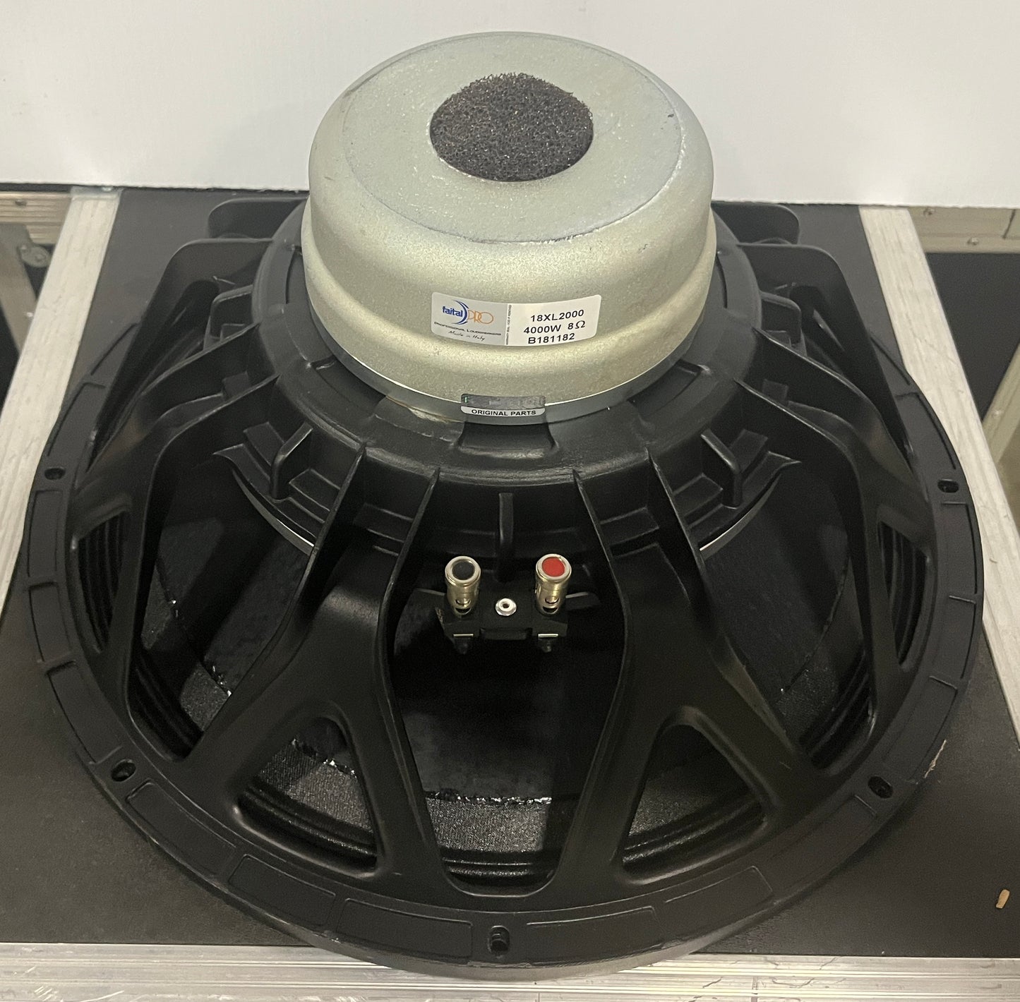 Faital Pro 18X2000, Faital Pro 18XL2000 Neodymium Woofer, Faital Pro 8 Ohm Woofer, We Sell Professional Audio Equipment. Audio Systems, Amplifiers, Consoles, Mixers, Electronics, Entertainment, Live Sound