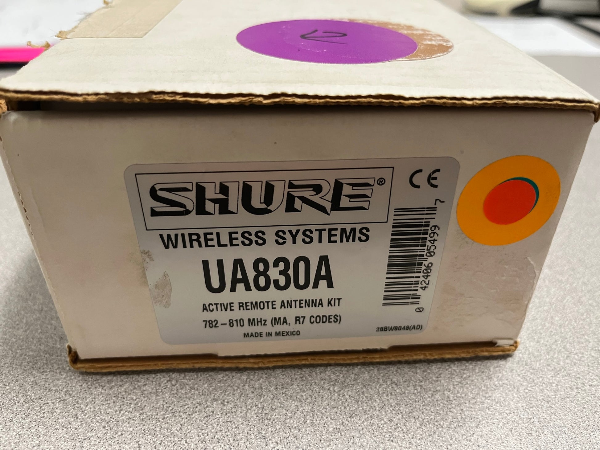 Shure UA830A UHF Active Remote Antenna Kit 782-810MHz, NIB. We Sell Professional Audio Equipment. Audio Systems, Amplifiers, Consoles, Mixers, Electronics, Entertainment, Sound, Live.