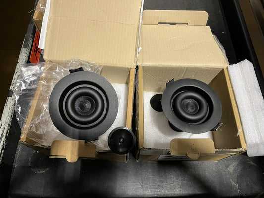 K-array KT2C Ceiling Speakers, Black, Lot of Two