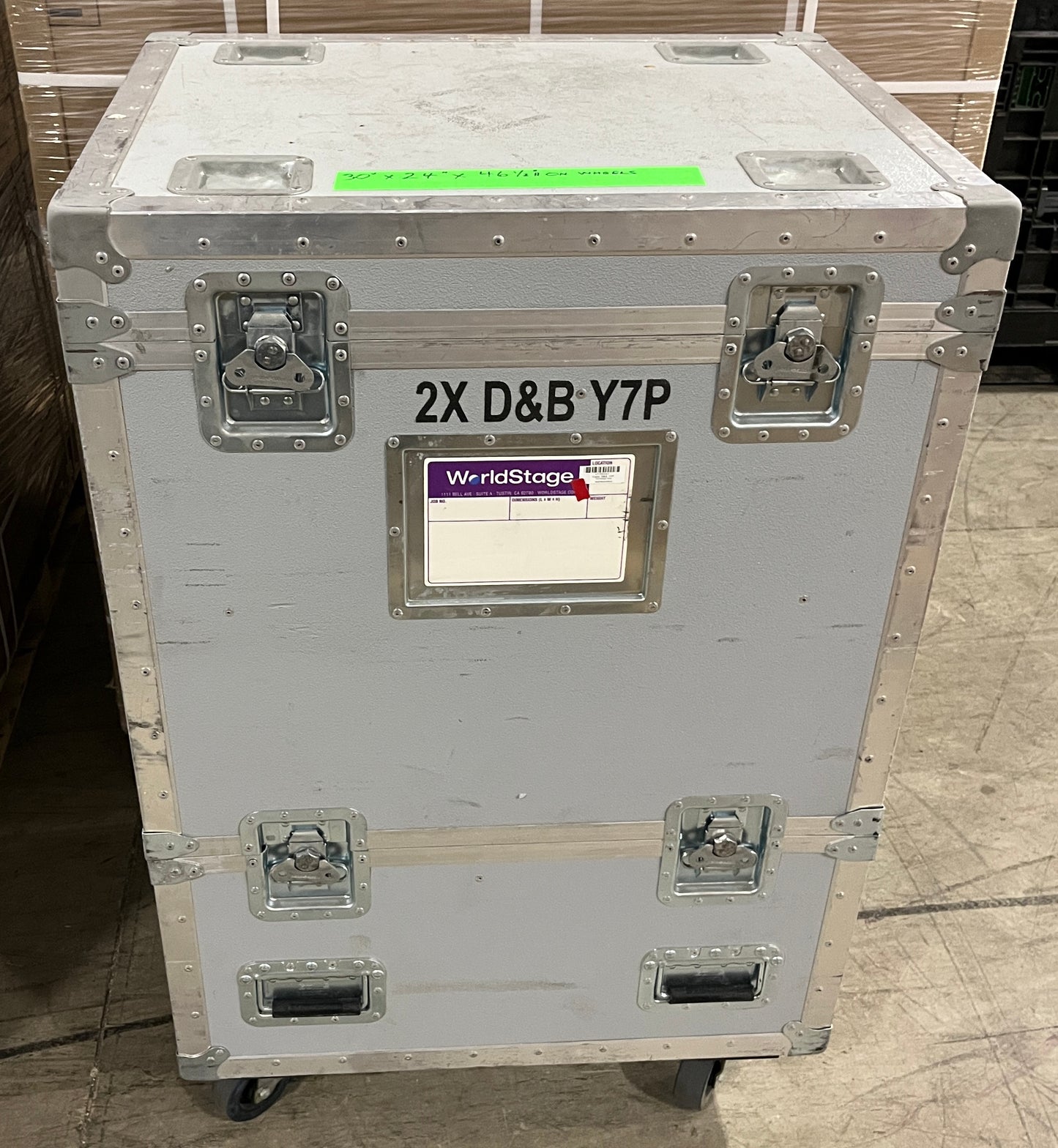 Case for d&b Y7P Speaker, Dual Touring Case with Wheels for d&b Y7P Speakers, Road Flight Case for d&b Speakers, We Sell Professional Audio Equipment. Audio Systems, Amplifiers, Consoles, Mixers, Electronics, Entertainment, Live Sound.