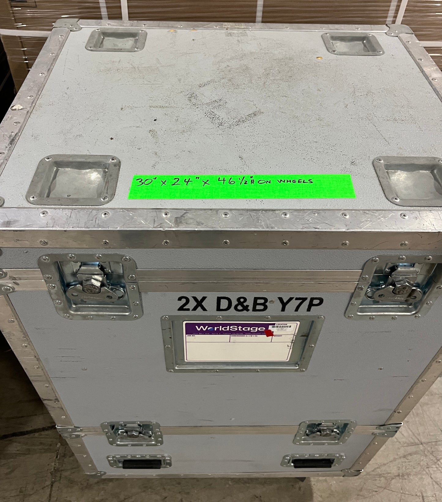 Case for d&b Y7P Speaker, Dual Touring Case with Wheels for d&b Y7P Speakers, Road Flight Case for d&b Speakers, We Sell Professional Audio Equipment. Audio Systems, Amplifiers, Consoles, Mixers, Electronics, Entertainment, Live Sound.