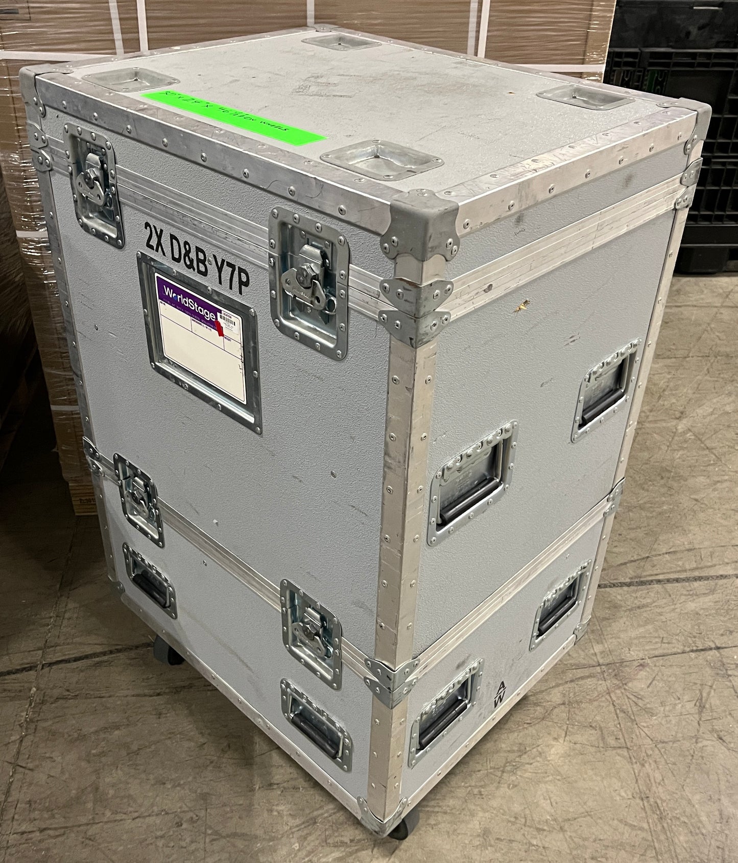 Case for d&b Y7P Speaker, Dual Touring Case with Wheels for d&b Y7P Speakers, Road Flight Case for d&b Speakers, We Sell Professional Audio Equipment. Audio Systems, Amplifiers, Consoles, Mixers, Electronics, Entertainment, Live Sound.