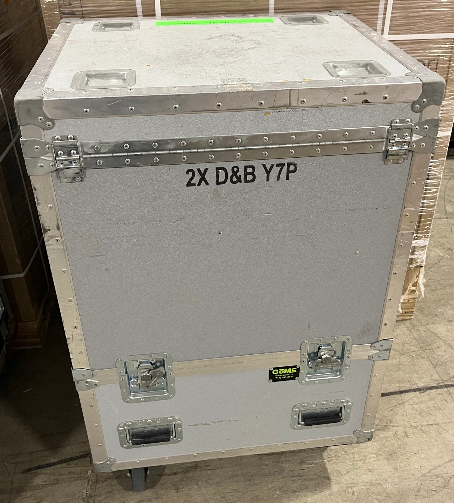 Case for d&b Y7P Speaker, Dual Touring Case with Wheels for d&b Y7P Speakers, Road Flight Case for d&b Speakers, We Sell Professional Audio Equipment. Audio Systems, Amplifiers, Consoles, Mixers, Electronics, Entertainment, Live Sound.