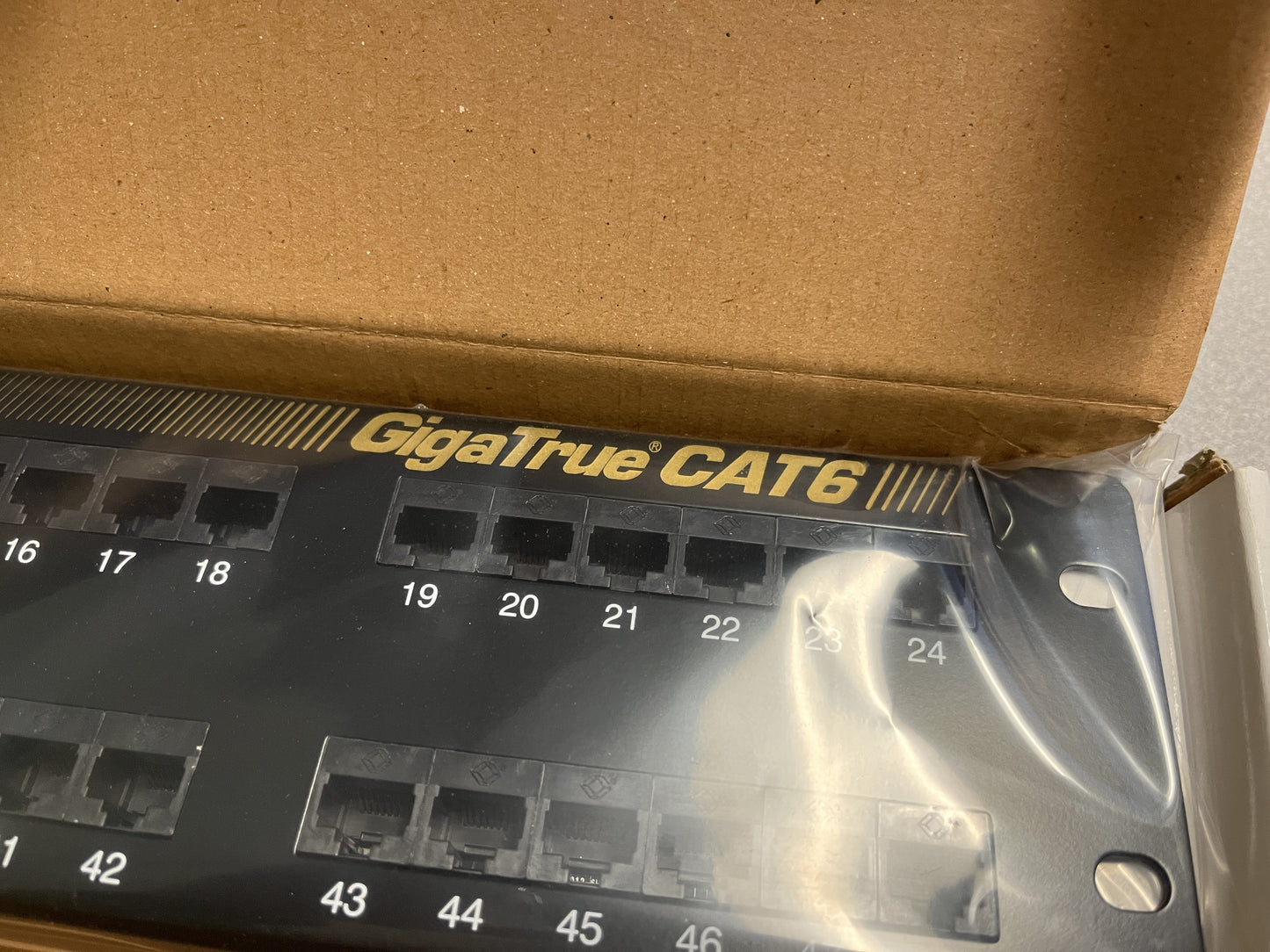 Black Box CAT6 Patch Panel, CAT6 Patch Panel, CAT6 Patch Bay, CAT6 Unshielded Patch Panel, CAT6 48-Port Patch Bay, 48-Port Ethercon Patch Panel, We Sell Professional Audio Equipment. Audio Systems, Amplifiers, Consoles, Mixers, Electronics, Entertainment, Live Sound.