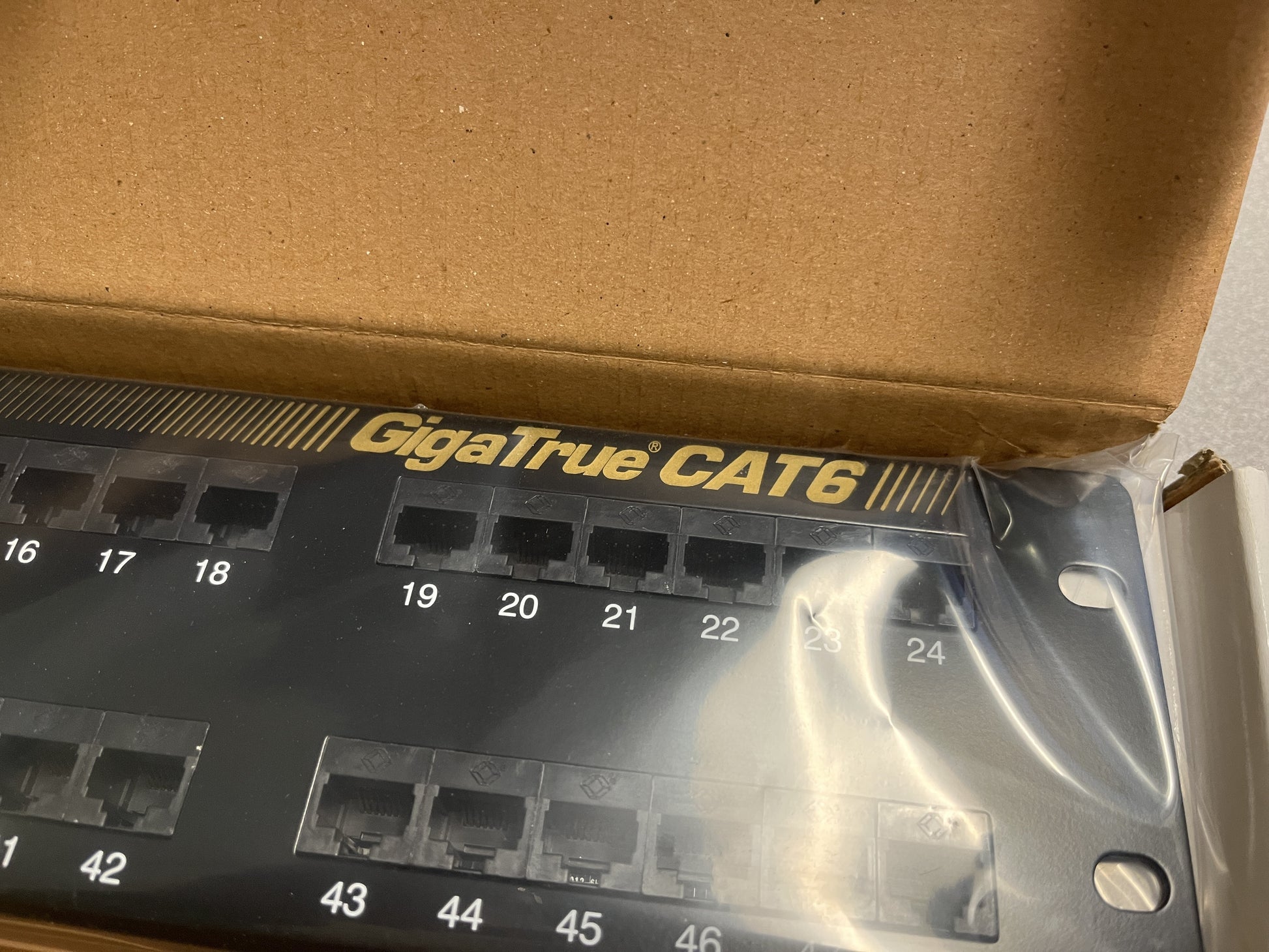 Black Box CAT6 Patch Panel, CAT6 Patch Panel, CAT6 Patch Bay, CAT6 Unshielded Patch Panel, CAT6 48-Port Patch Bay, 48-Port Ethercon Patch Panel, We Sell Professional Audio Equipment. Audio Systems, Amplifiers, Consoles, Mixers, Electronics, Entertainment, Live Sound.