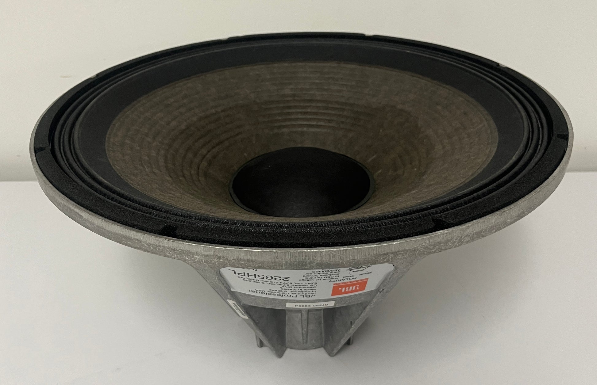 JBL 2265HPL 15" Subwoofer, JBL 2265HPL Subwoofer, 15" Subwoofer, JBL 15? Subwoofer, We Sell Professional Audio Equipment. Audio Systems, Amplifiers, Consoles, Mixers, Electronics, Entertainment, Live Sound